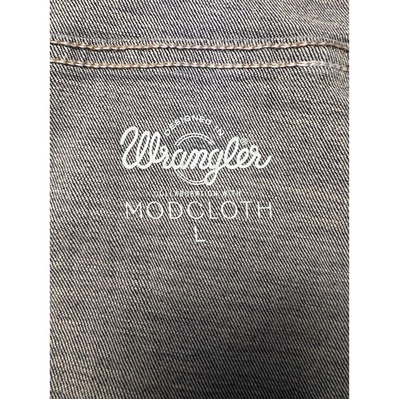 Wrangler ModCloth  Blue Denim Jean Jacket - Picture 3 of 10